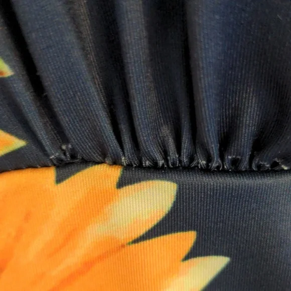 Ouges Women's Size M One Piece Sunflower Print Dress - Picture 4 of 12